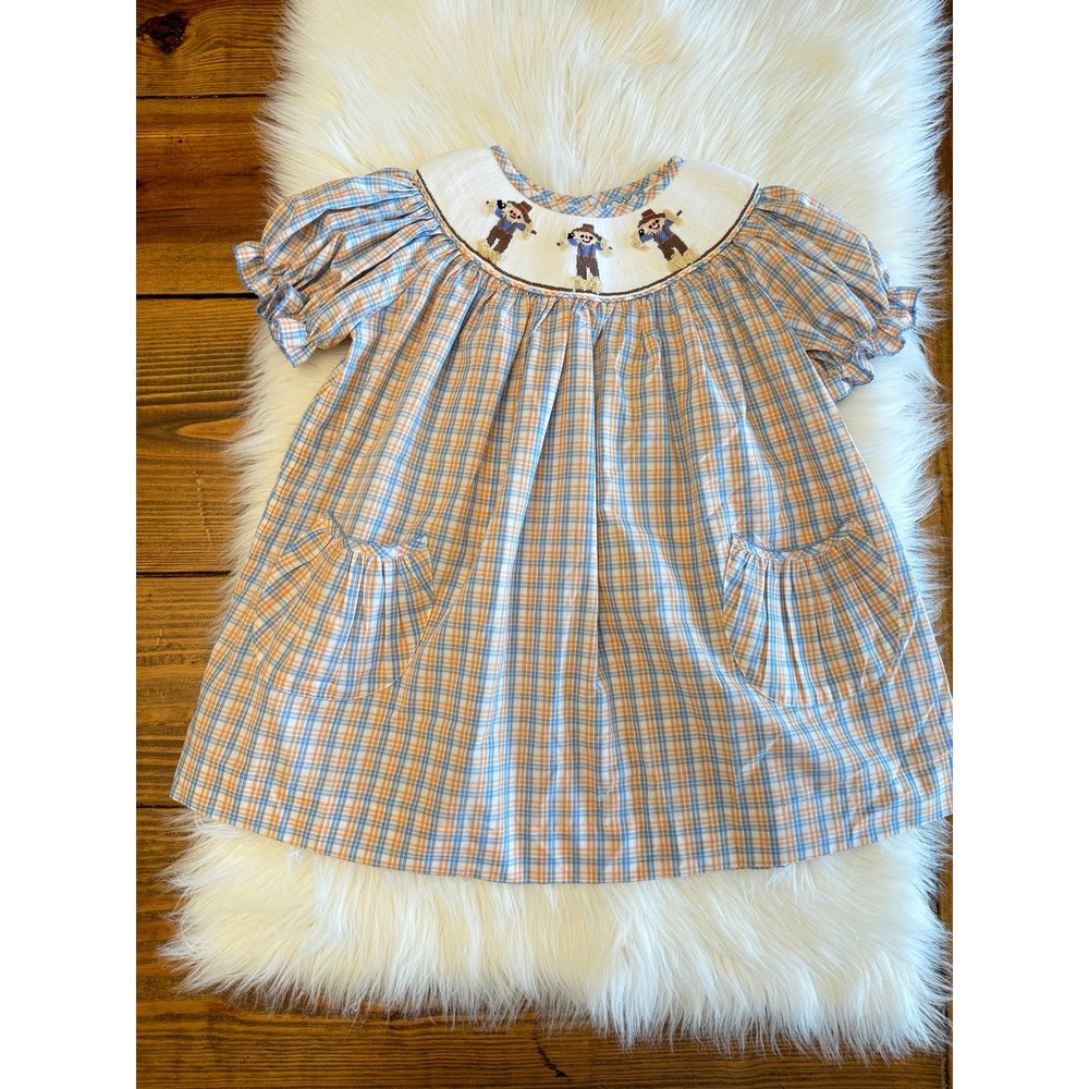 Three Sisters scarecrow tunic top size 7 EUC